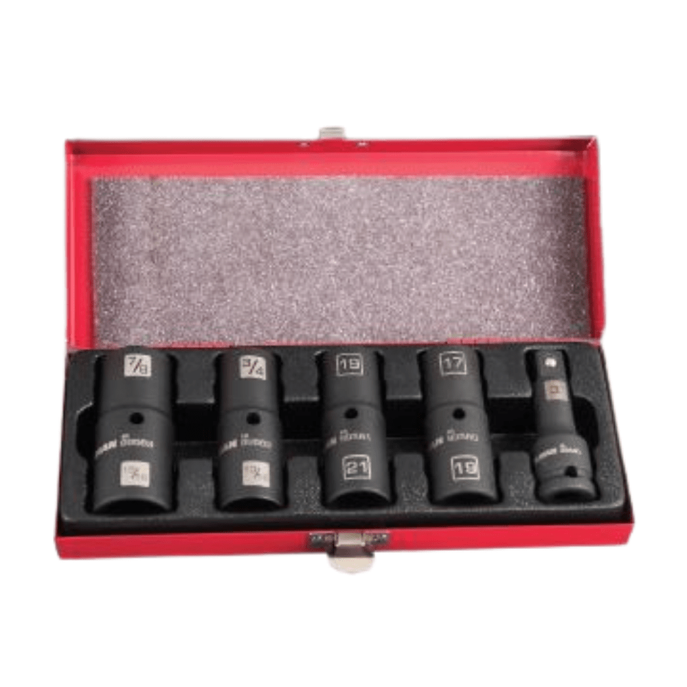 STEELMAN JS-99495 1/2" Drive 5-Piece Flip Socket Set