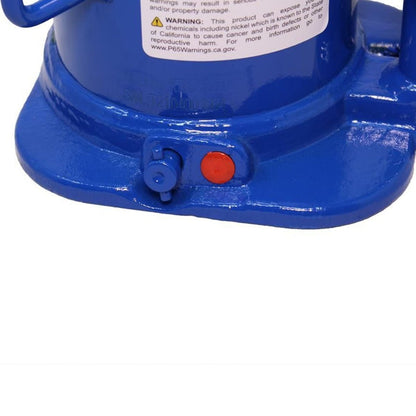 K-TOOL K-63221 20-Ton Welded Bottle Jack, Adjustable Ram, Load-Limiting Valves