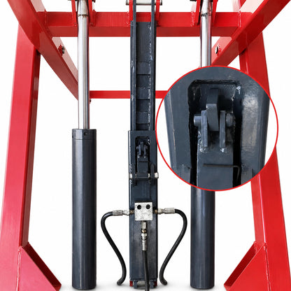 Katool KT-X66 - Scissor Car Lift (6,600 lb, Mid-Rise)
