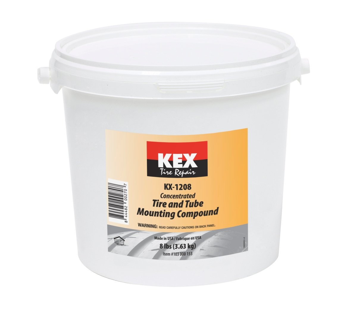 KEX KEX-1208 Tire & Tube Mounting Compound, Brown, 8 lb Paste
