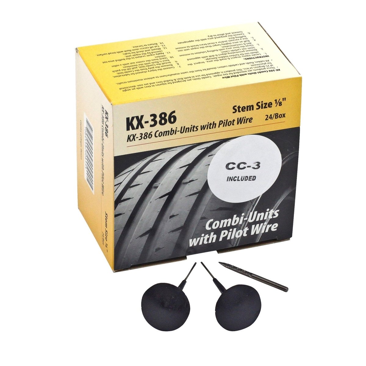 KEX KEX-386D 386D Combi-Unit Kit, (24) KX-386 + CC-3 Carbide Cutter
