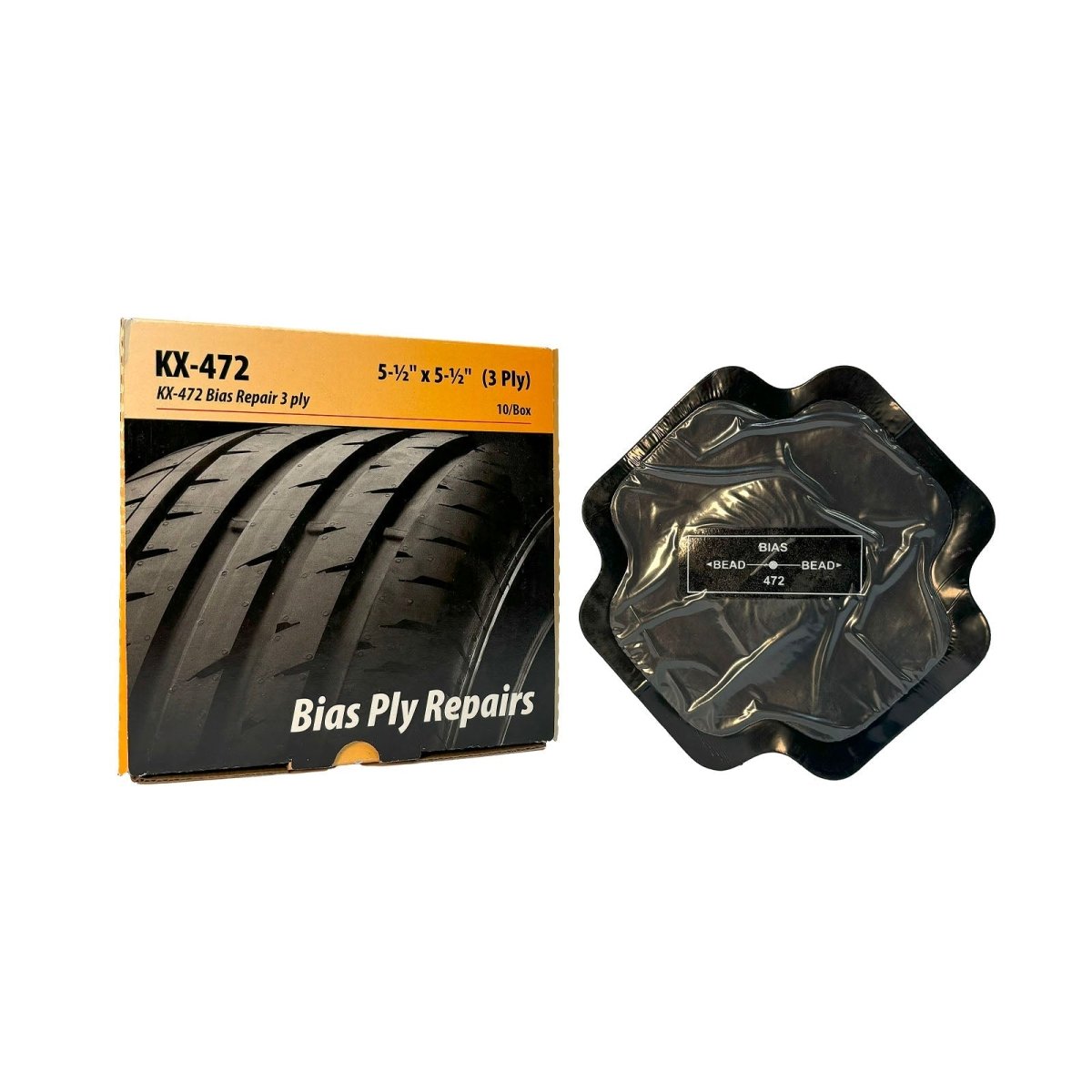 KEX KEX-472 Bias Ply Repair Unit, 5-1/2", 3-Ply (Box of 10)