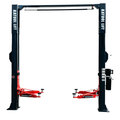 Katool AS110D – Two-Post Lift (11,000 lb, Asymmetric)