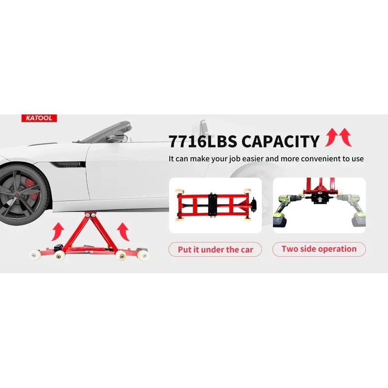 Katool KT-M3000 – Mini Car Lift (Hydraulic, Portable)