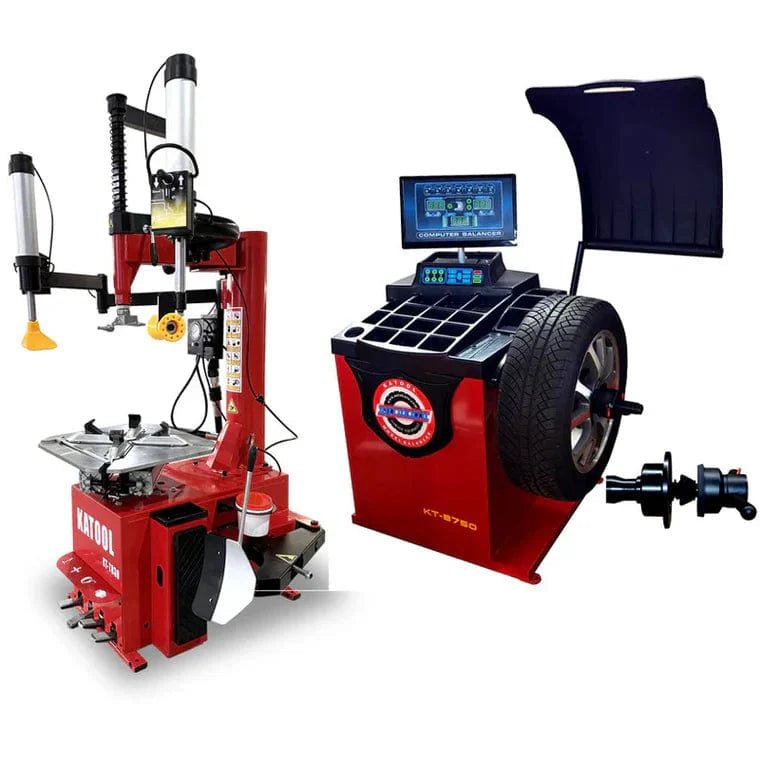 Katool KT-T830 + KT-B750 – Tire Changer + Wheel Balancer (Combo)
