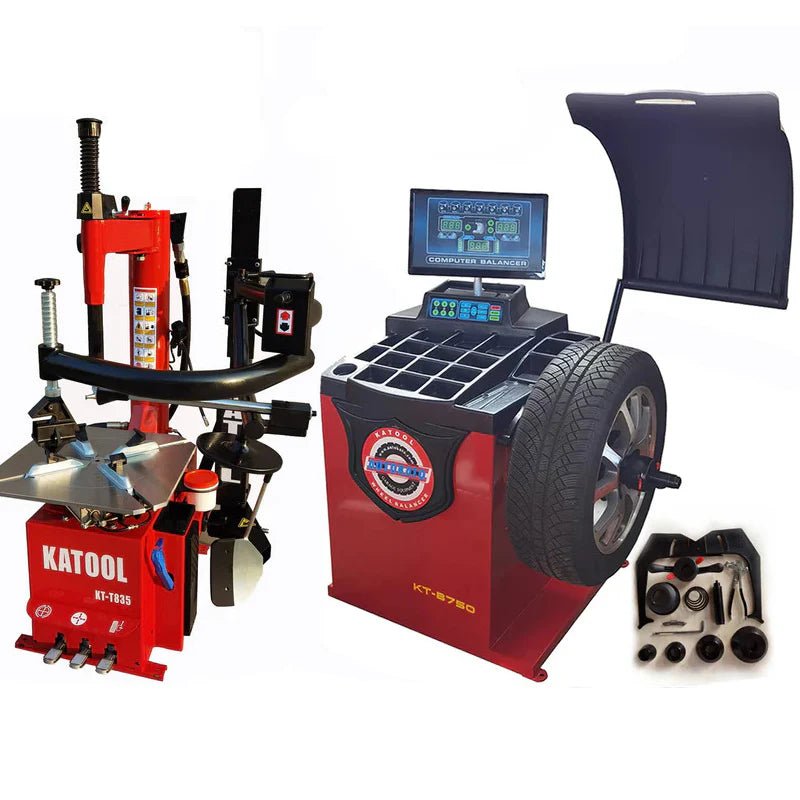 Katool KT-T835 + KT-B750 – Tire Changer + Wheel Balancer (Combo)