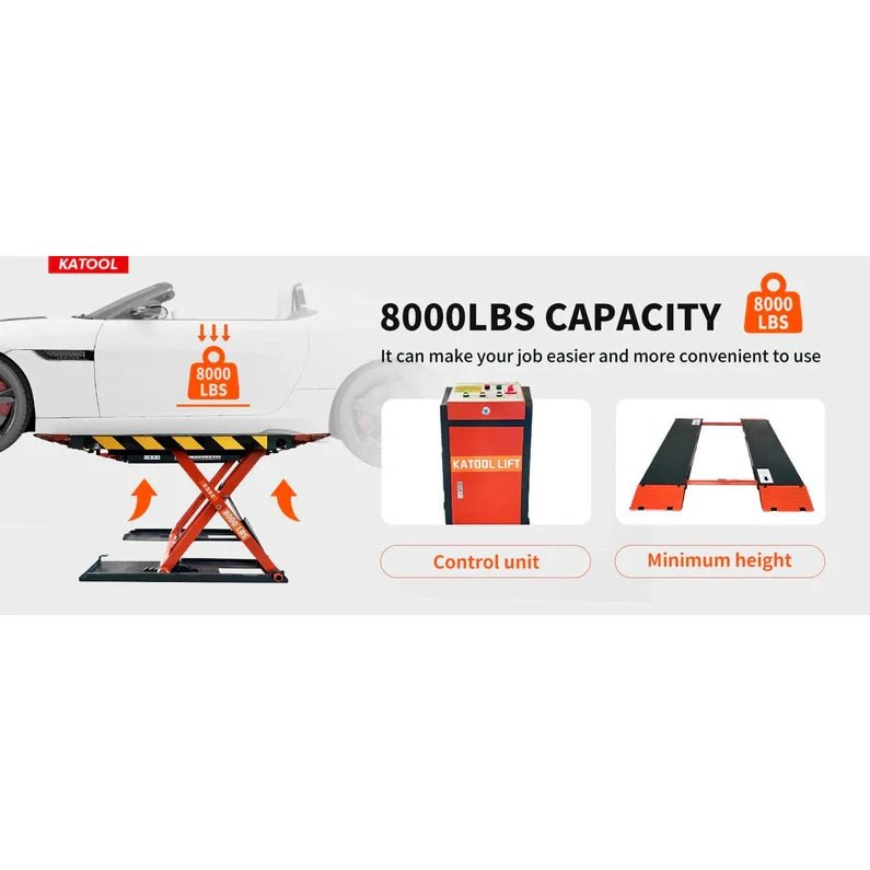 Katool X90E – Scissor Lift (8,000 lb, Mid-Rise)