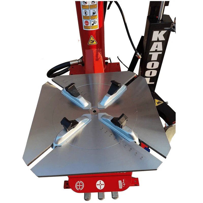 Katool KT-T835 – Tire Changer (Wheel Clamp, Assist Arms)