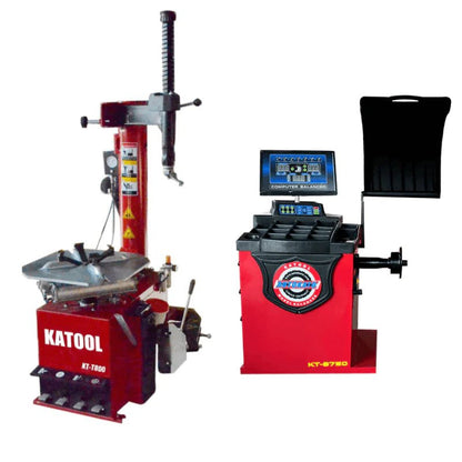 Katool KT-T800 + KT-B750 – Tire Changer + Wheel Balancer (Combo)