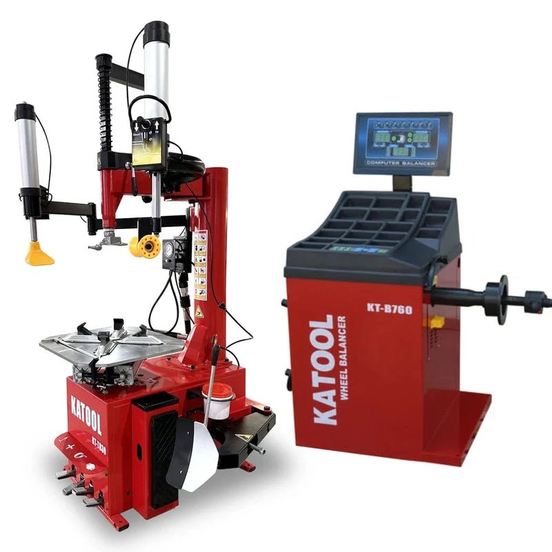 Katool KT-T830 + KT-B760 – Tire Changer + Wheel Balancer (Combo)