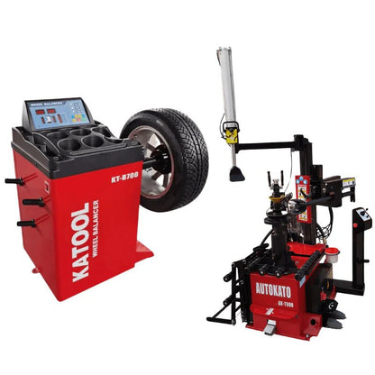 Katool KT-T900 + KT-B700 – Tire Changer + Wheel Balancer (Combo)