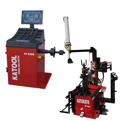 Katool KT-T900 + KT-B760 – Tire Changer + Wheel Balancer (Combo)