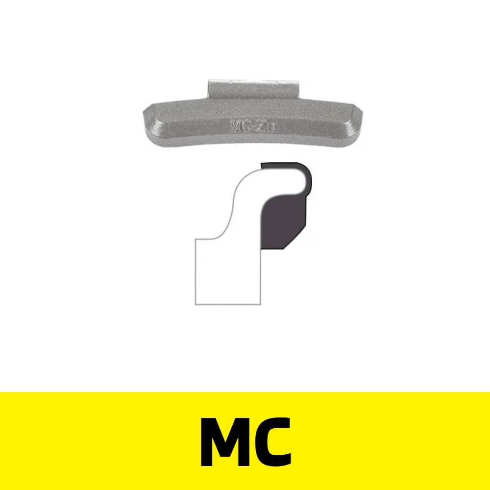 MT-RSR WW-FE-MC-E200 Clip-On WW MC Profile, 2 oz, Box of 25 Steel – Eco "Yellow"