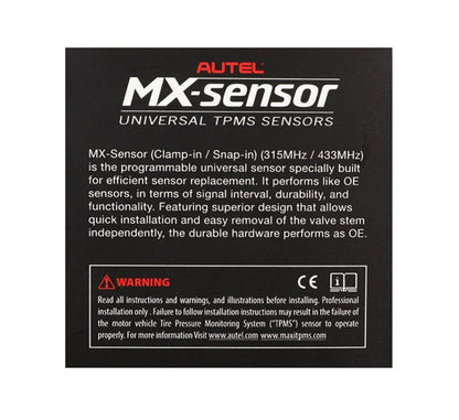 MT-RSR MX-Sensor-M Replacement TPMS Valve Stems, Metal, Press-In, 4-Pack