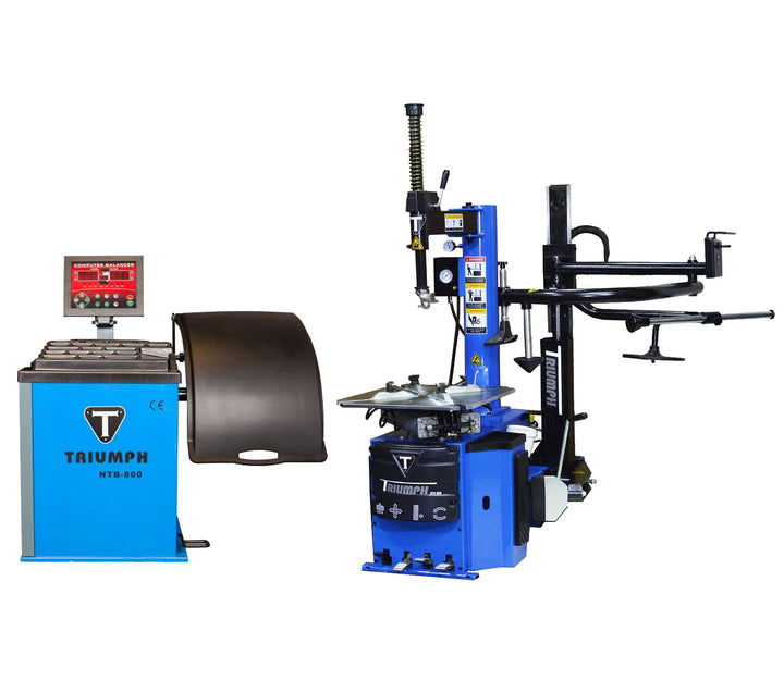 TRIUMPH | NTC-950-1 Tire Changer + NTB-800 Wheel Balancer Combo