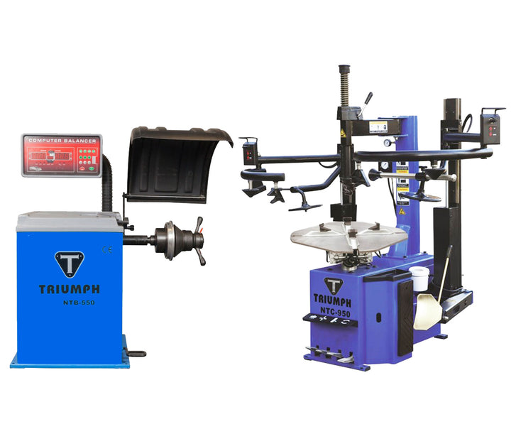 TRIUMPH | NTC-950-2 Tire Changer + NTB-550 Wheel Balancer Combo