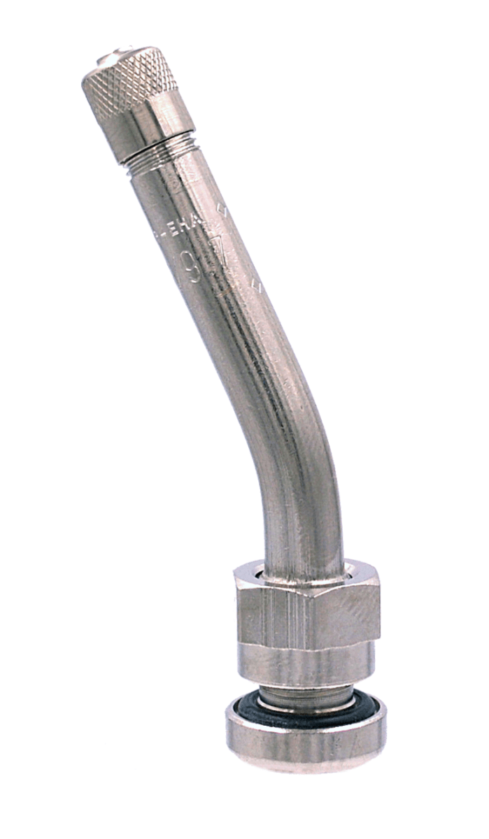 MT-RSR WG-70MS 70MS Nickel Tire Valve, 27° Bend, 25-Pack