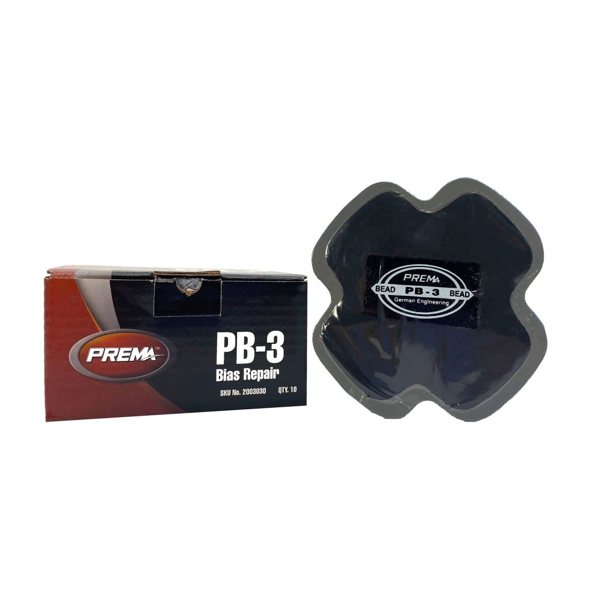 PREMA PRE-PB-3 Bias Ply Tire Repair Unit, 3-3/4", 2-Ply (Box of 10)