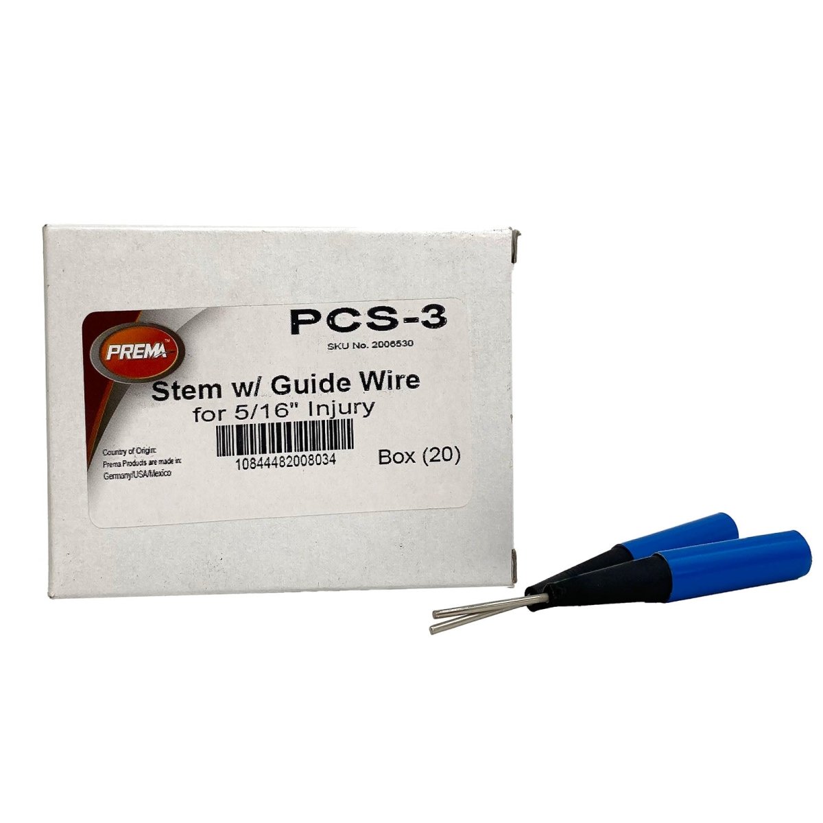 PREMA PRE-PCS-3 Nail Hole Insert, Pull-Thru, 5/16" Injury Repair, Box of 20