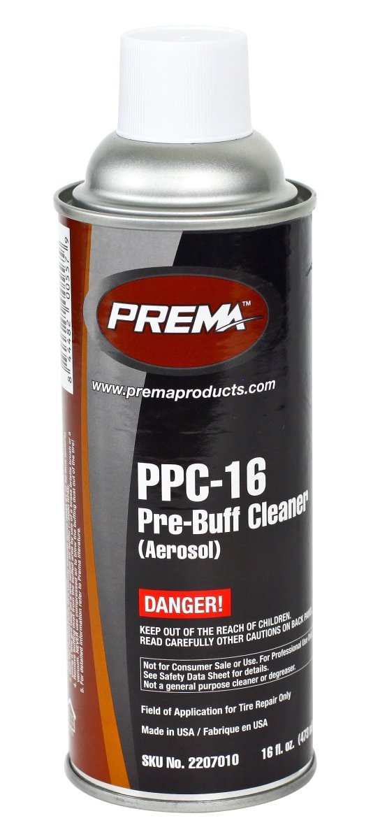 PREMA PRE-PPC-16 Buffing Solution, Flammable Aerosol Tire Repair Cleaner
