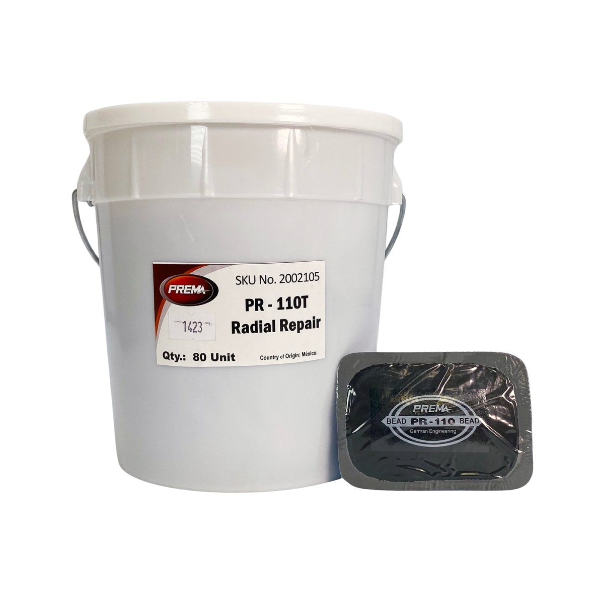 PREMA PRE-PR-110T Radial Repair Unit, 3-1/4" x 2-1/4", 1 Ply, Box of 80