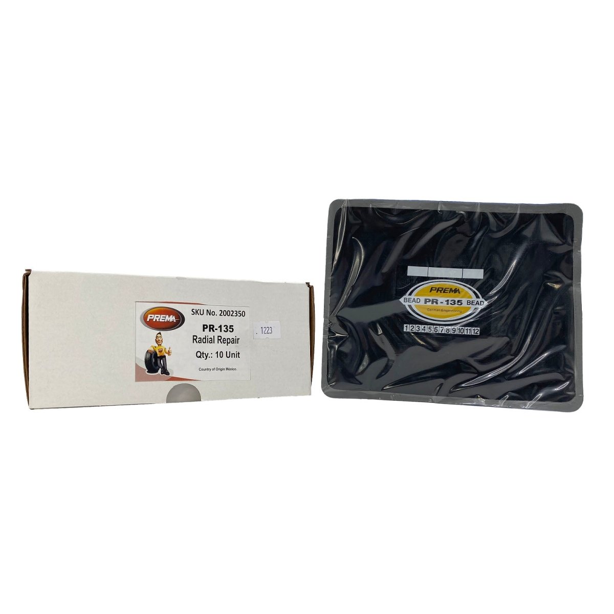 PREMA PRE-PR-135 Radial Repair Unit, 7.5" x 5.5", 4-Ply, Box of 10
