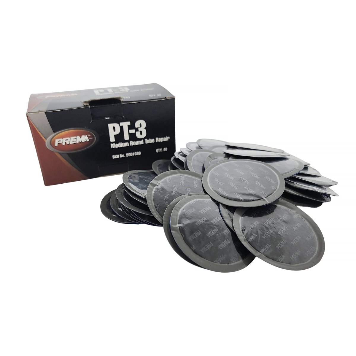 PREMA PRE-PT-3 Tube Patch, 2-1/4" Round, Box of 40