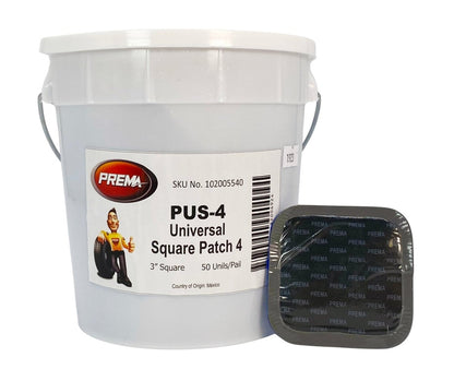 PREMA PRE-PUS-4 Universal Tire Patch, 3" Square (Bucket of 50)