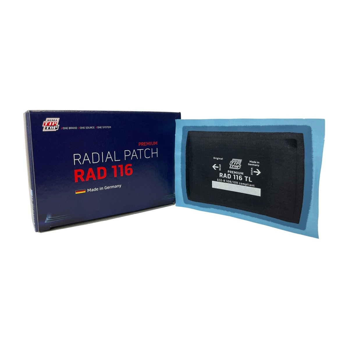 REMA REM-RAD-116 Radial Repair Unit, 2-5/8" x 4", 1-Ply, Box of 10