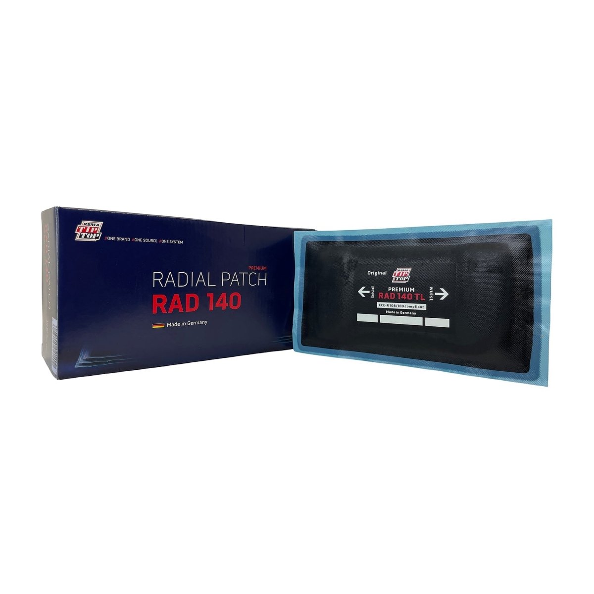 REMA REM-RAD-140 Radial Repair Unit, 7-7/8" x 13-15/16", 3-Ply, Box of 10