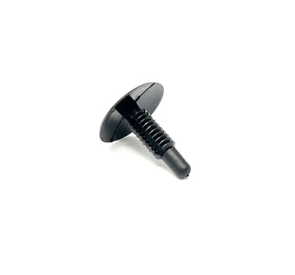 MT-RSR RC-607-50 Black Nylon Trim Panel Retainer Clip, 1/4" Hole, 1 3/32" Stem (50 Pack)