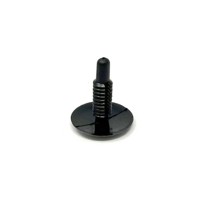 MT-RSR RC-607-50 Black Nylon Trim Panel Retainer Clip, 1/4" Hole, 1 3/32" Stem (50 Pack)