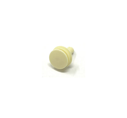 MT-RSR RC-639-25 White Nylon Door Panel Retainer Clip, 7mm Hole, 24mm Stem (25 Pack)