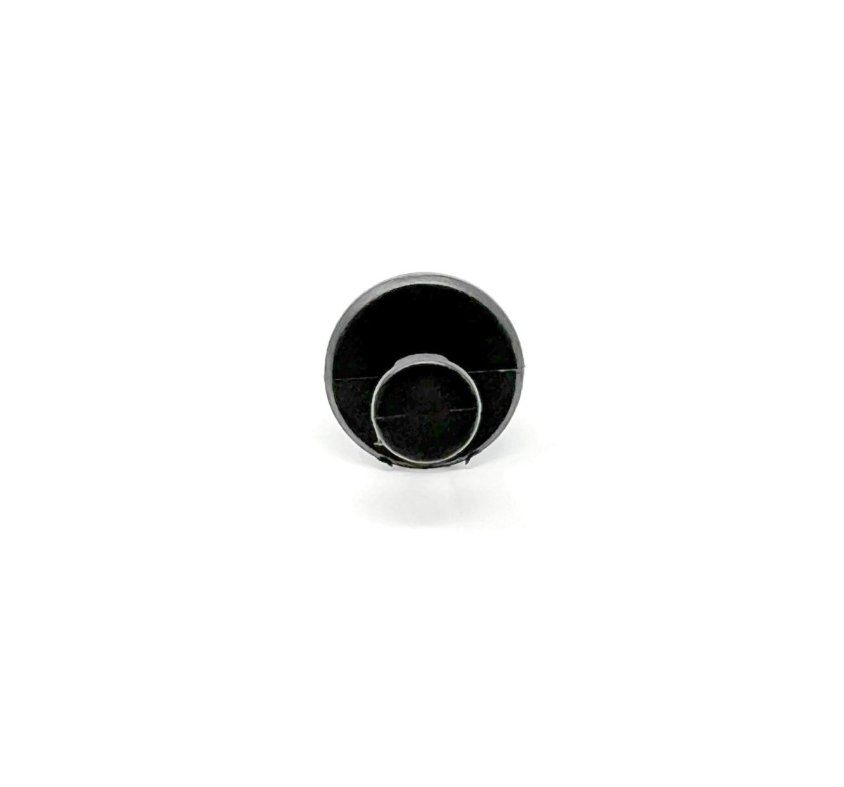MT-RSR RC-653-25 Black Nylon Push-Type Retainer, 11/16" Head, 13/16" Stem, Fits 1/4" Hole (Pack of 25)
