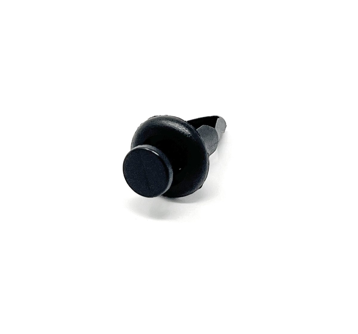 MT-RSR RC-659-25 Black Nylon Push-Type Retainer, 16mm Head, 20mm Stem, Fits 8mm Hole (Pack of 25)