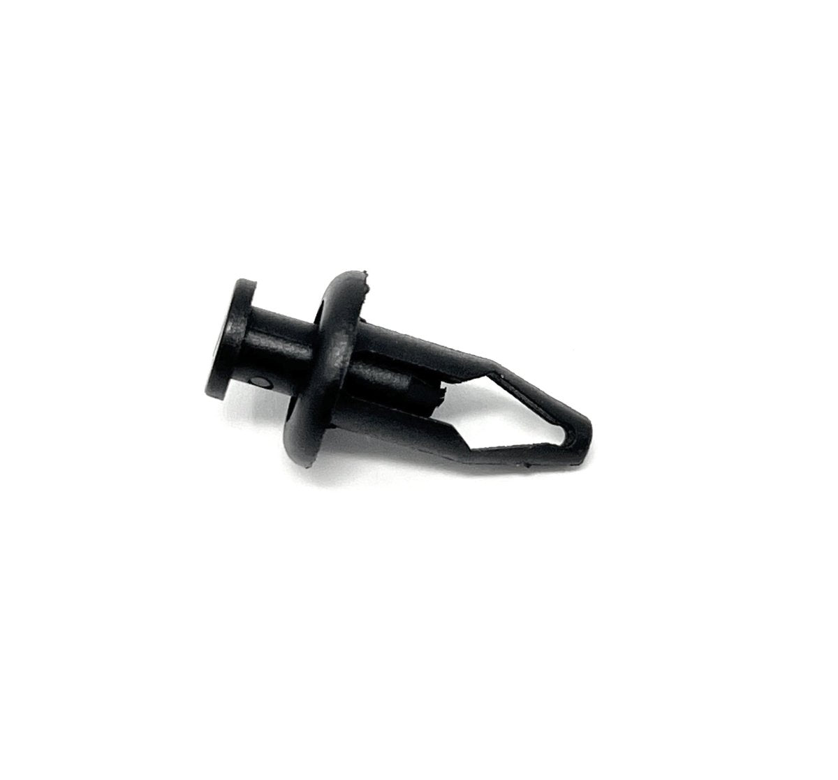 MT-RSR RC-659-25 Black Nylon Push-Type Retainer, 16mm Head, 20mm Stem, Fits 8mm Hole (Pack of 25)