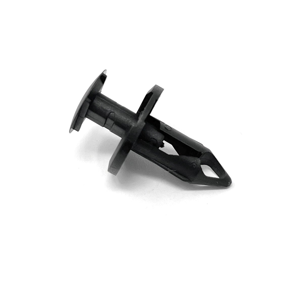 MT-RSR RC-669-25 Black Nylon Push-Type Retainer, 20mm Head, 20mm Stem, Fits 8mm Hole (25-Pack)