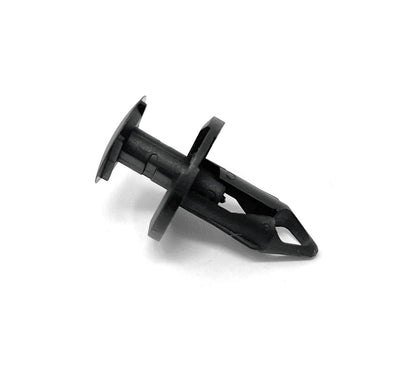 MT-RSR RC-669-25 Black Nylon Push-Type Retainer, 20mm Head, 20mm Stem, Fits 8mm Hole (25-Pack)