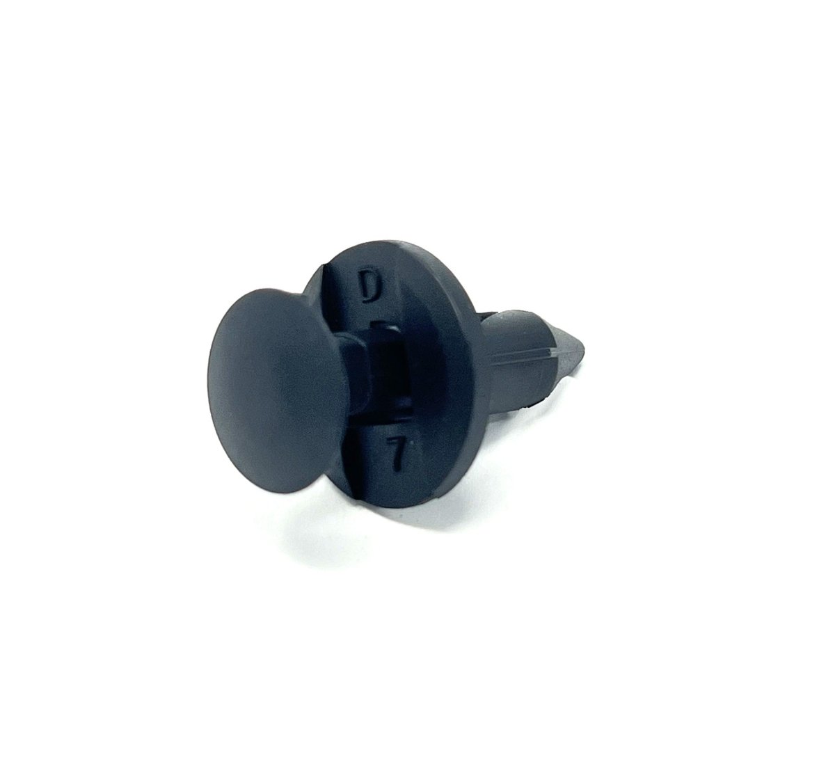 MT-RSR RC-669-25 Black Nylon Push-Type Retainer, 20mm Head, 20mm Stem, Fits 8mm Hole (25-Pack)