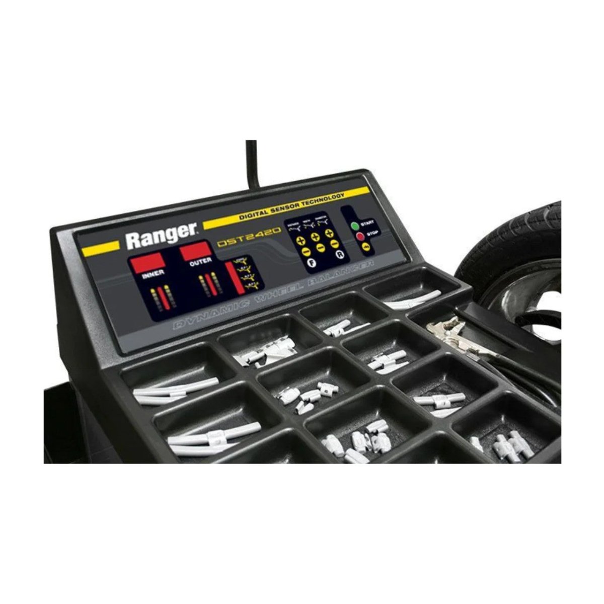 RANGER DST-2420 Wheel Balancer, 30" Maximum Wheel Diameter Capacity