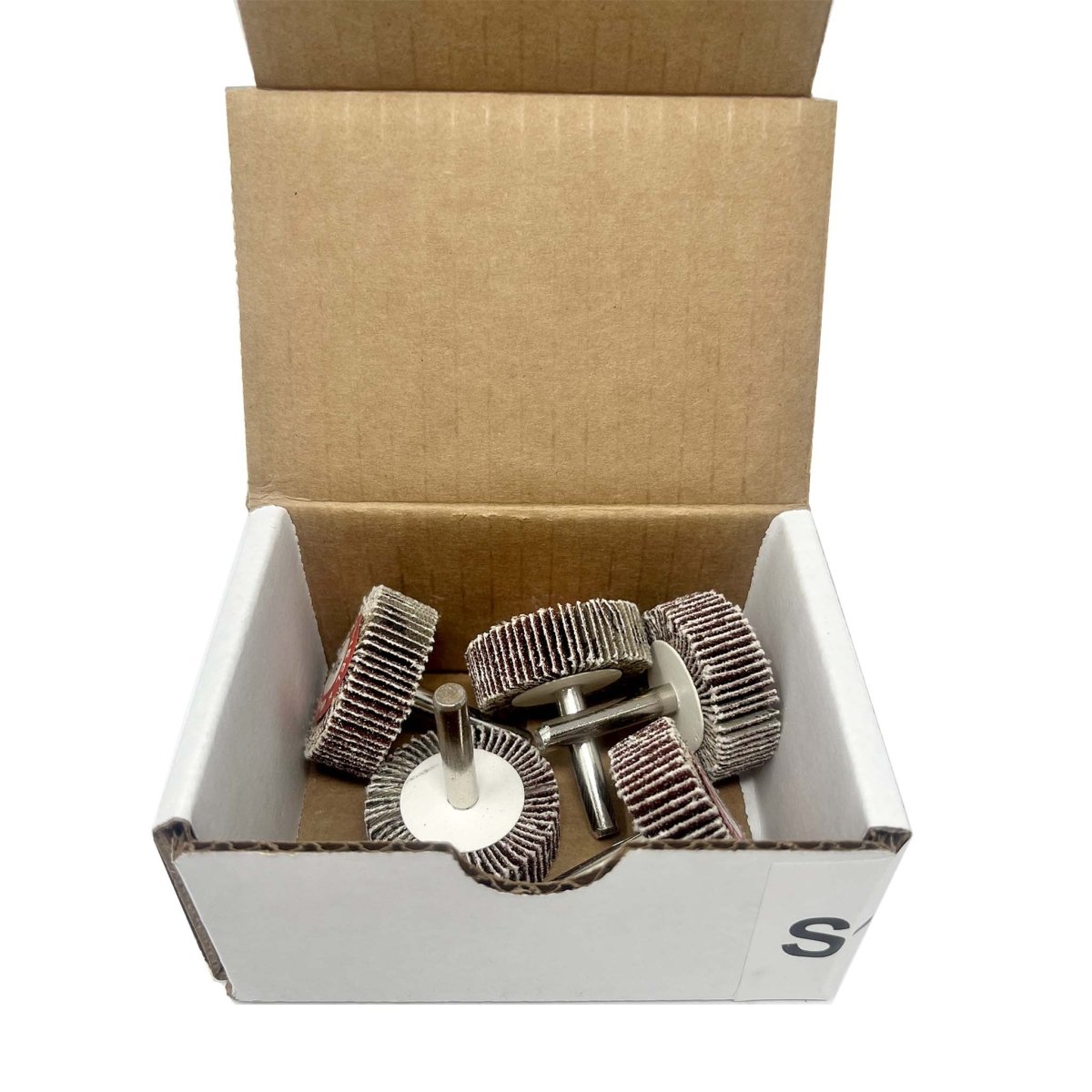 MT-RSR S-12915-5 Flap Wheel, 1-1/2" x 1/2", 60 Grit, Pack of 5