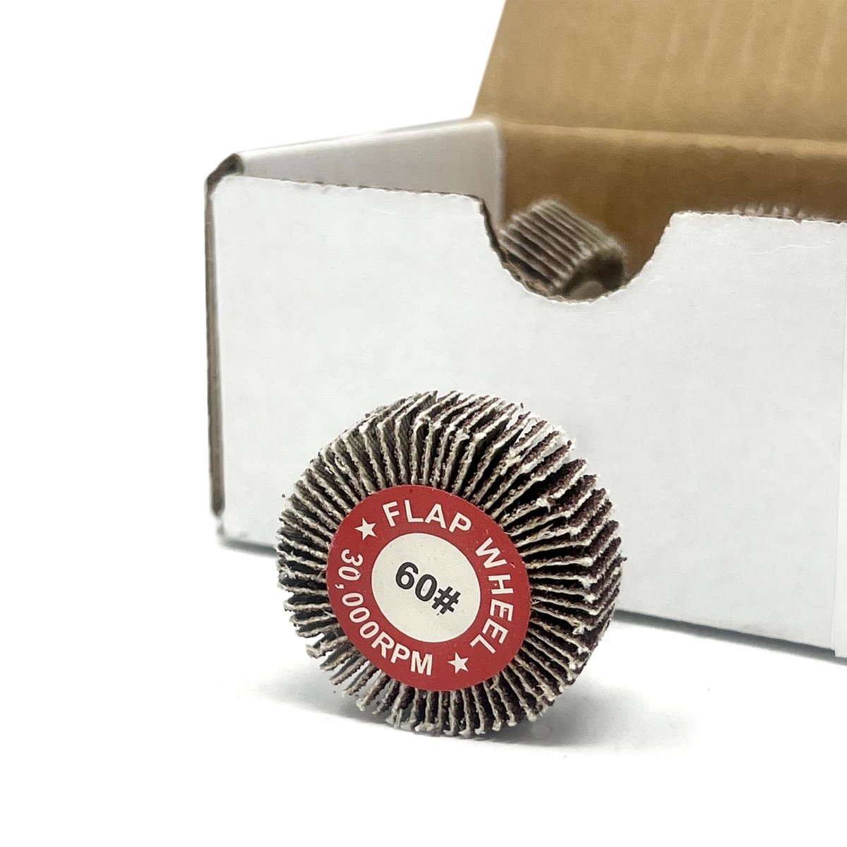 MT-RSR S-12915-5 Flap Wheel, 1-1/2" x 1/2", 60 Grit, Pack of 5