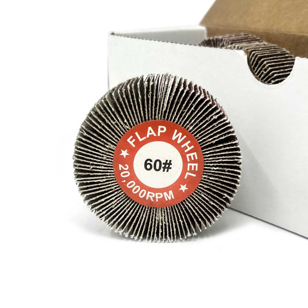 MT-RSR S-12921-5 Flap Wheel, 3" x 1", 60 Grit, Pack of 5