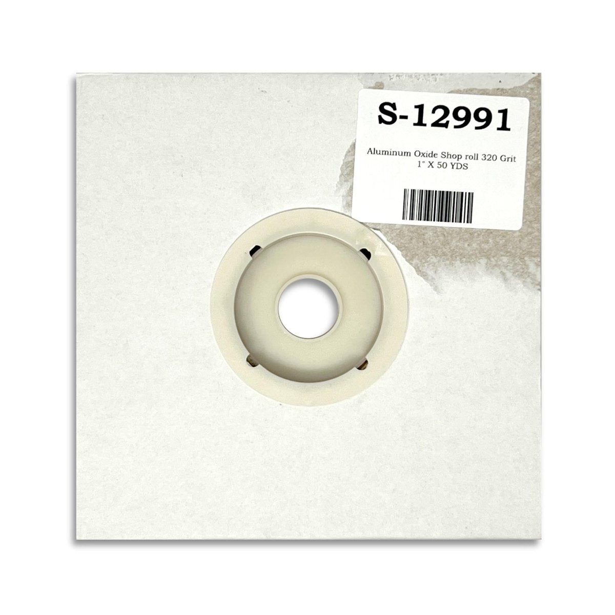 MT-RSR S-12991 Aluminum Oxide Sandpaper Shop Roll, 320 Grit, 1" x 50 Yds
