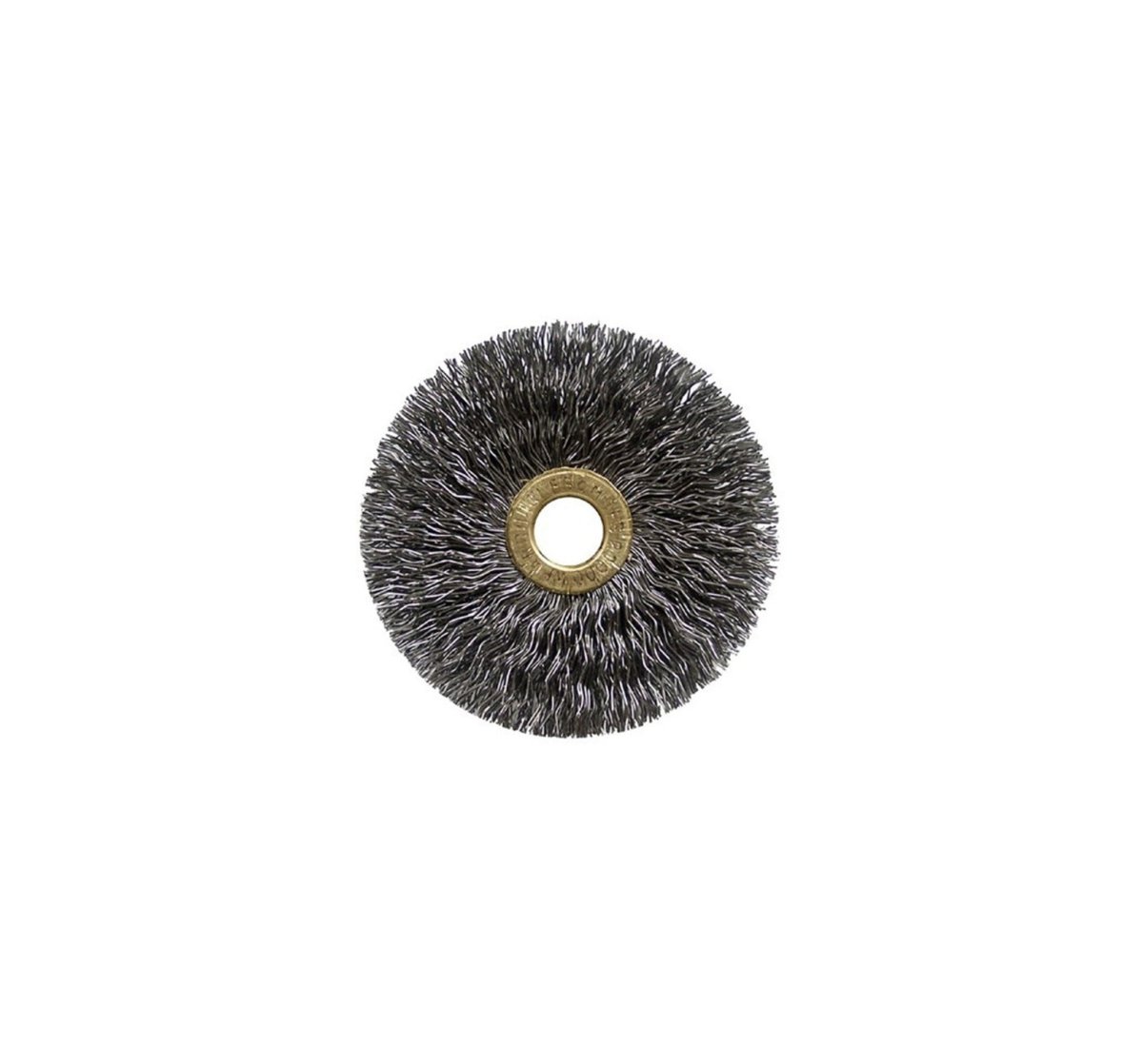 MT-RSR S-14034 3" Circular Crimped Wire Wheel, 75mm, 1/2" Arbor Hole, Fine .008 Wire