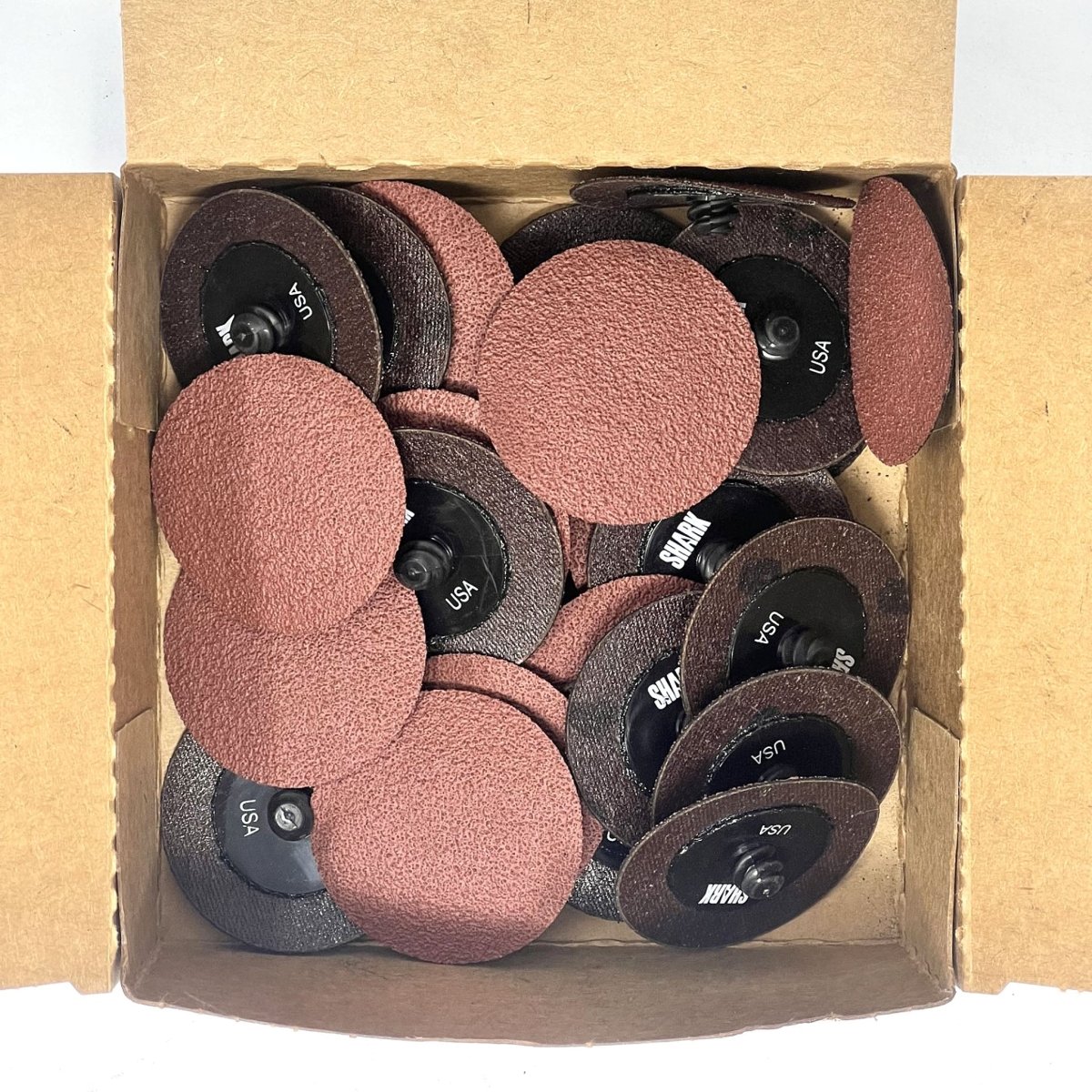 MT-RSR S-43222 2" Quick Change Aluminum Sanding Disc, 50 Grit, 25-Pack