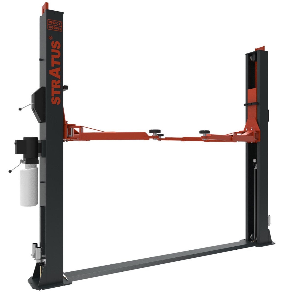 Stratus 2 Post Floor Plate Open Top Vehicle Lift, 10,000 lbs Capacity, SAE-F10S