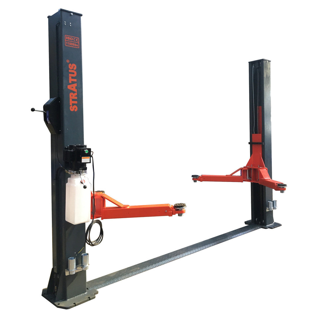 Stratus | 2 Post Extra Wide Floor Plate Vehicle Lift | 12,000 lbs Capacity | SAE-F12X