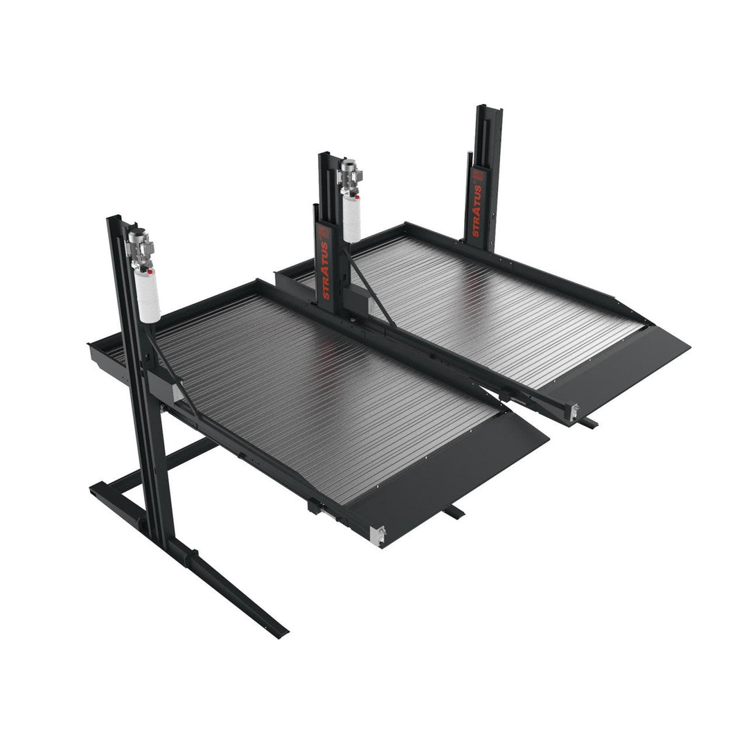 Stratus | 2 Post 6600 LBS Capacity Single Point Manual Release Parking Car Lift | SAE-P26