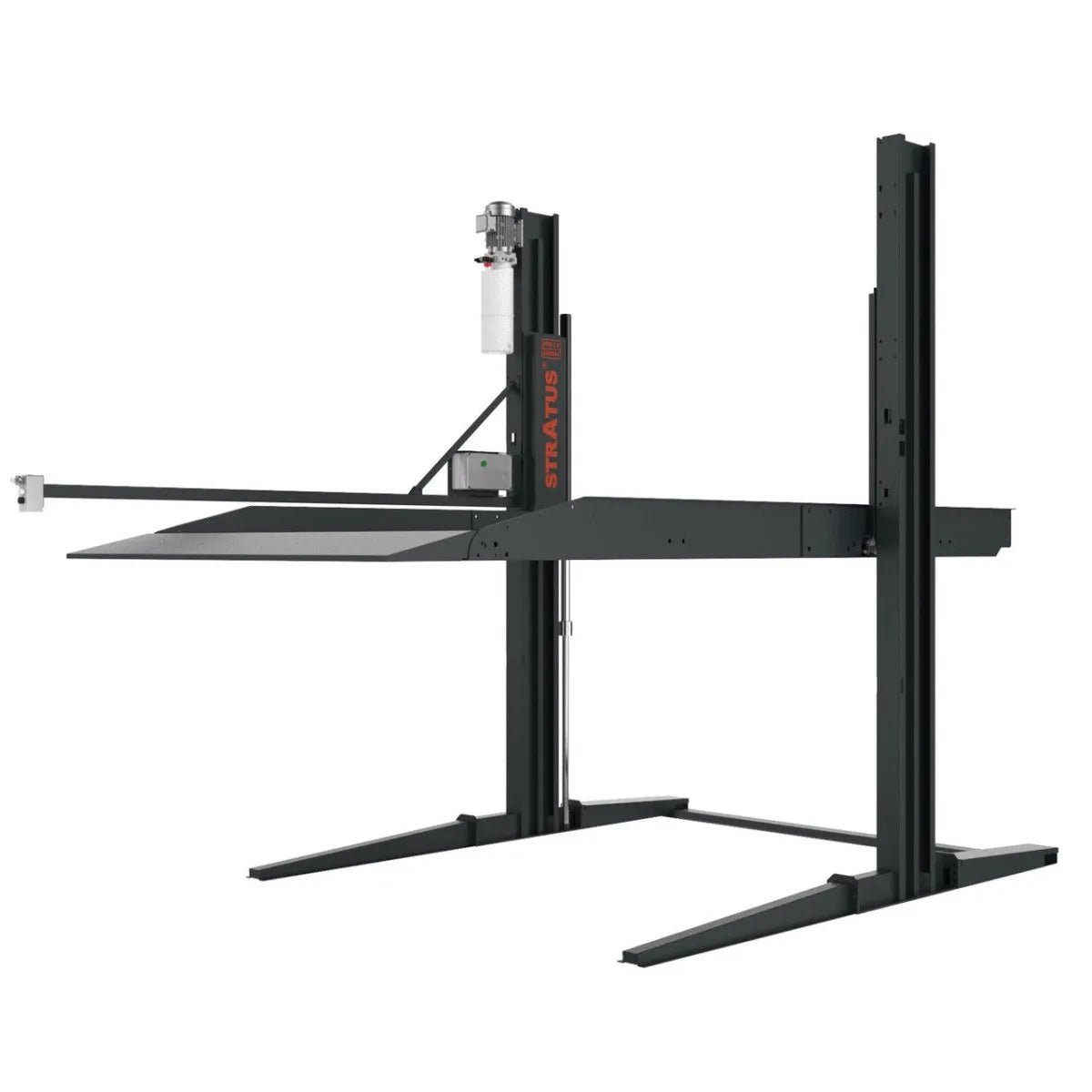 Stratus 2 Post 6600 LBS Capacity Single Point Manual Release Parking Car Lift, SAE-P26